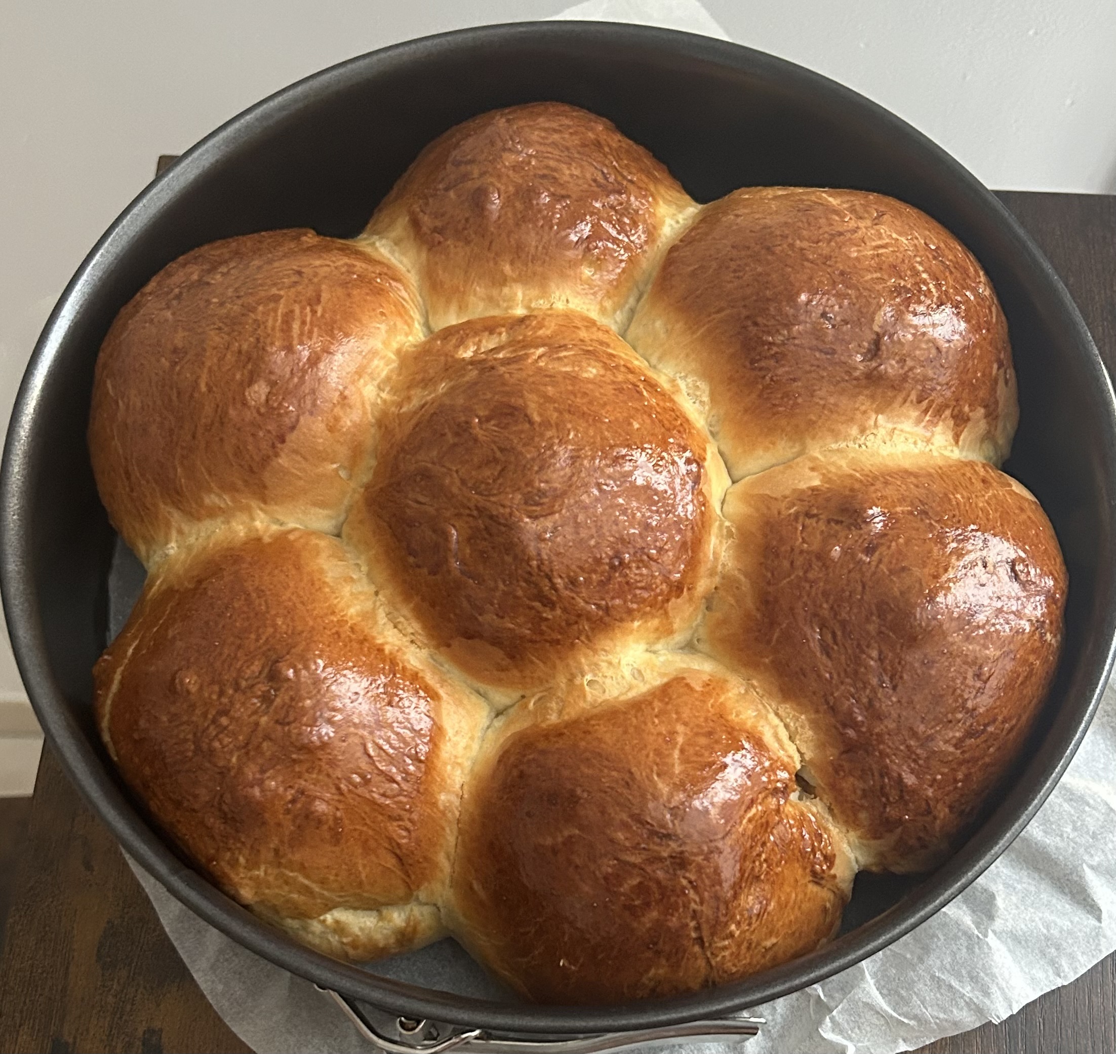Brioche à la mie filante